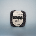 scaffold grey super chunky recycled yarn, 100g ball of loop 8 by cheekyarn