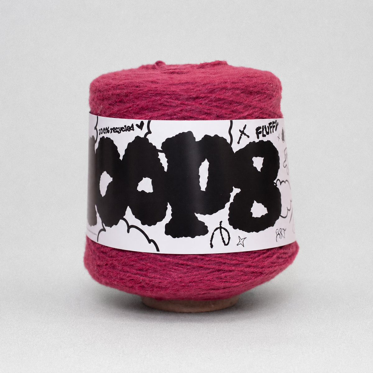 loop 8 - 028 wine-stained hoodie
