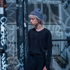 ennis beanie - horse & stripes set