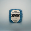 southbank splash super chunky recycled yarn, 100g ball of loop 8 by cheekyarn