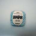 oyster card super chunky recycled yarn, 100g ball of loop 8 by cheekyarn