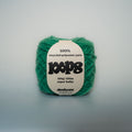 park grass super chunky recycled yarn, 100g ball of loop 8 by cheekyarn