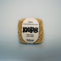 stale crumb super chunky recycled yarn, 100g ball of loop 8 by cheekyarn