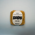 honey drip super chunky recycled yarn, 100g ball of loop 8 by cheekyarn