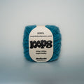 wobbly pool super chunky recycled yarn, 100g ball of loop 8 by cheekyarn