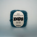 canal jean super chunky recycled yarn, 100g ball of loop 8 by cheekyarn