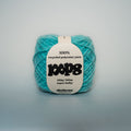 freezer burn super chunky recycled yarn, 100g ball of loop 8 by cheekyarn