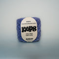 periwinkle panic super chunky recycled yarn, 100g ball of loop 8 by cheekyarn