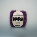 velvet hangover super chunky recycled yarn, 100g ball of loop 8 by cheekyarn