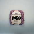 talc trouble super chunky recycled yarn, 100g ball of loop 8 by cheekyarn