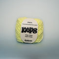 sour lemon super chunky recycled yarn, 100g ball of loop 8 by cheekyarn