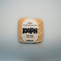 rich tea super chunky recycled yarn, 100g ball of loop 8 by cheekyarn