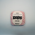 bruised petal super chunky recycled yarn, 100g ball of loop 8 by cheekyarn