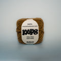 burnt toast super chunky recycled yarn, 100g ball of loop 8 by cheekyarn