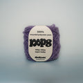royal bruise super chunky recycled yarn, 100g ball of loop 8 by cheekyarn