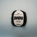 asphalt super chunky recycled yarn, 100g ball of loop 8 by cheekyarn