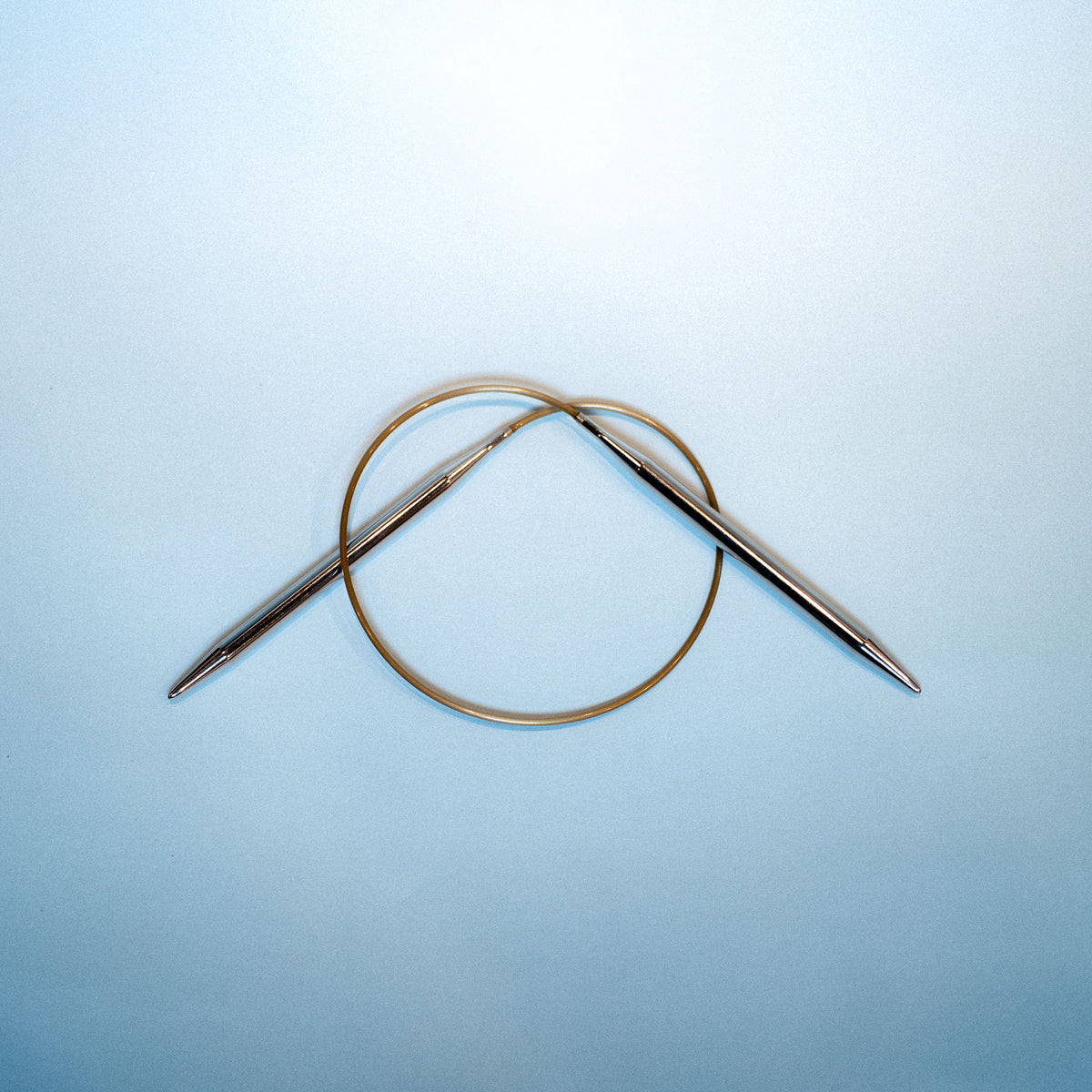 circular knitting needles included in the ennis beanie kit
