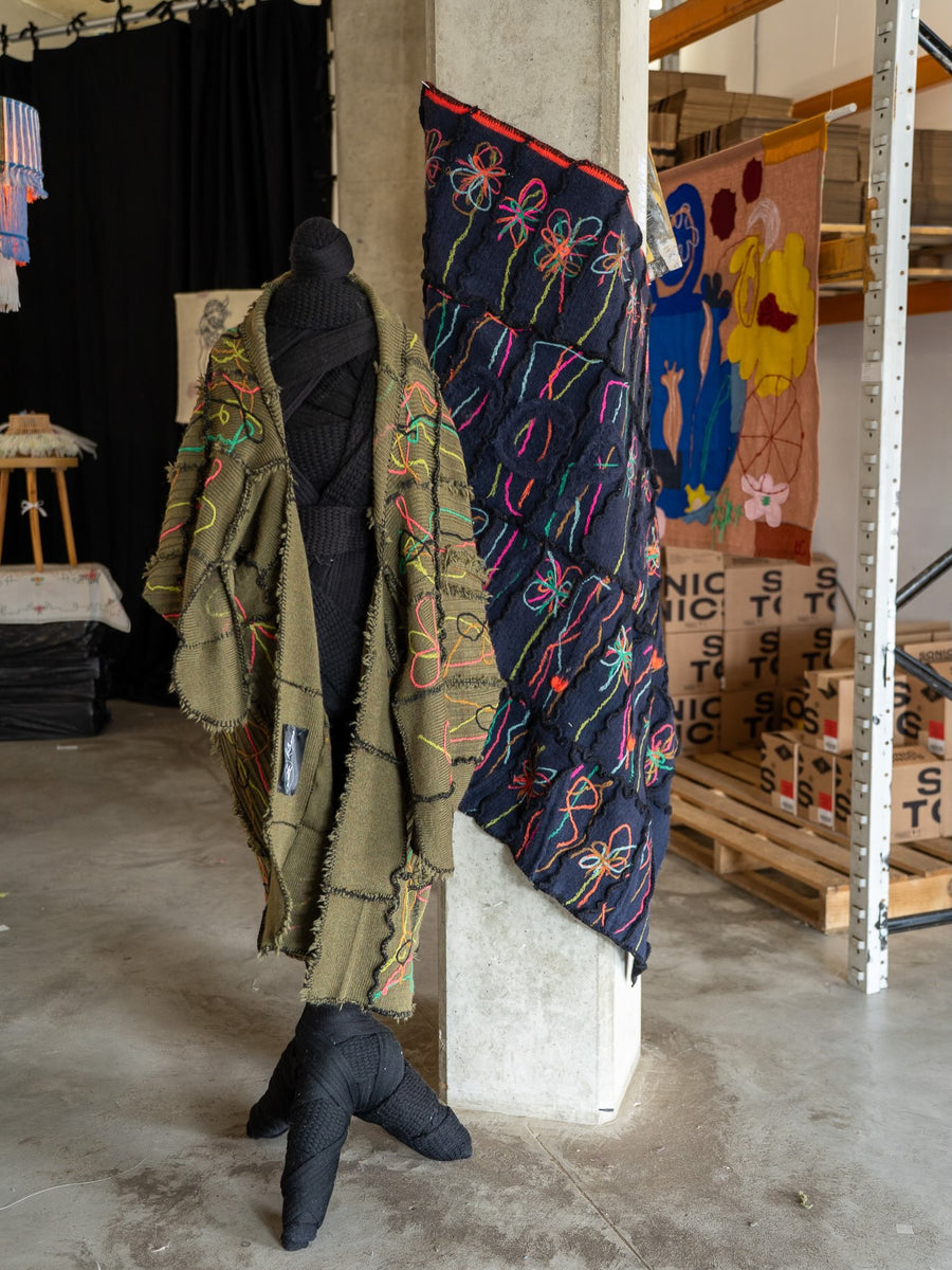 stitched coats